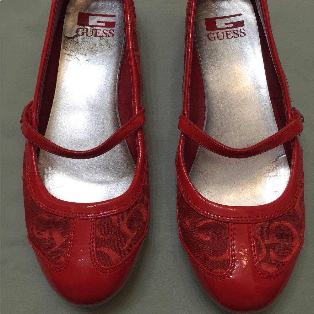 Guess Red Flats